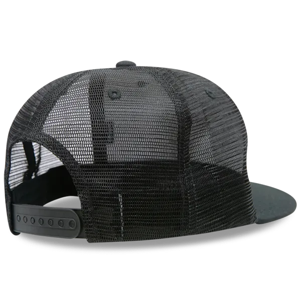 Decky 1063 5 Panel Trucker Cap, Snapback Flat Bill Hat