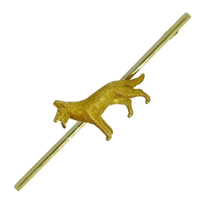 Dog Bar Brooch