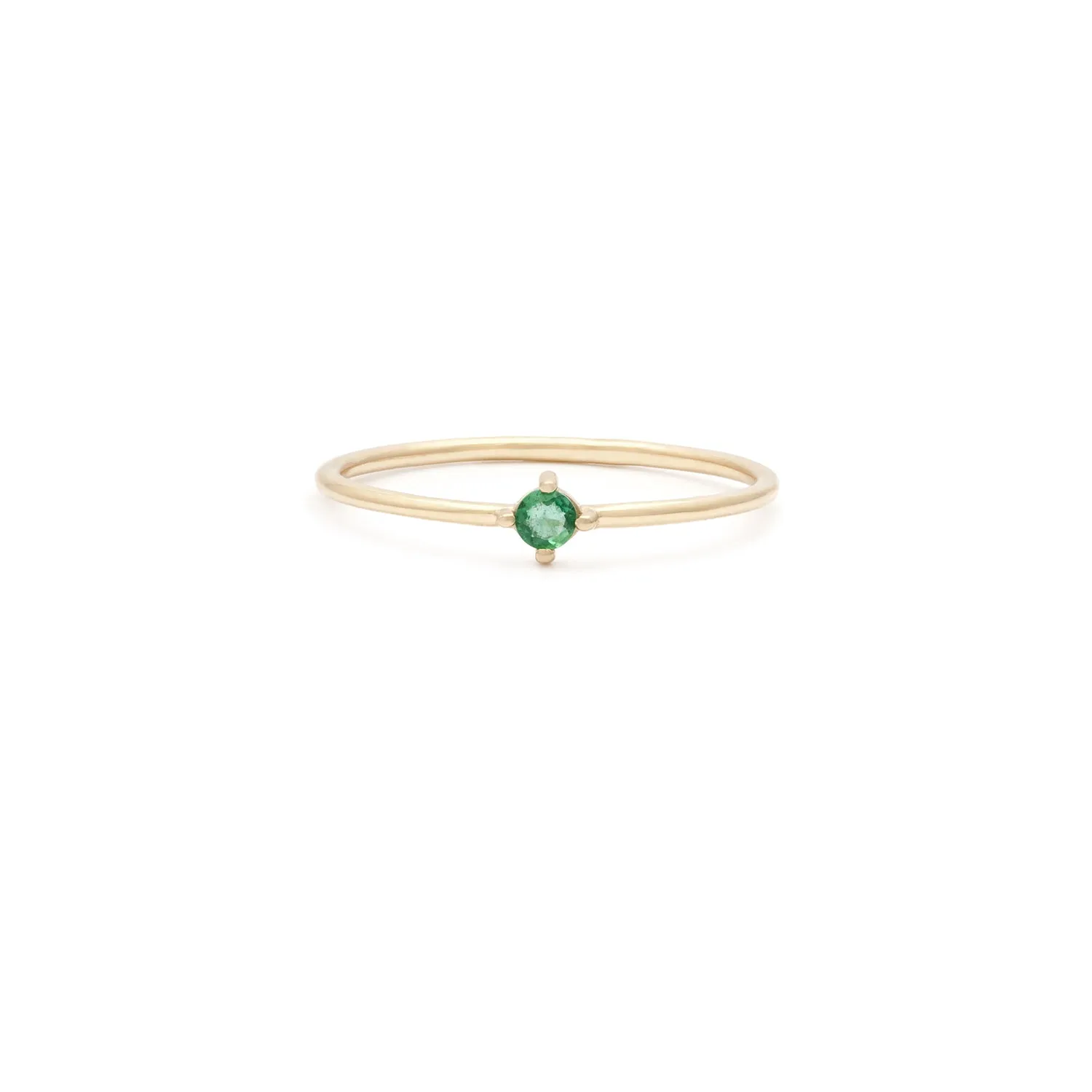 Element Ring | 14k Gold & Emerald