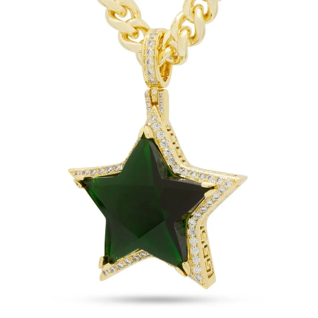 Emerald Star Necklace