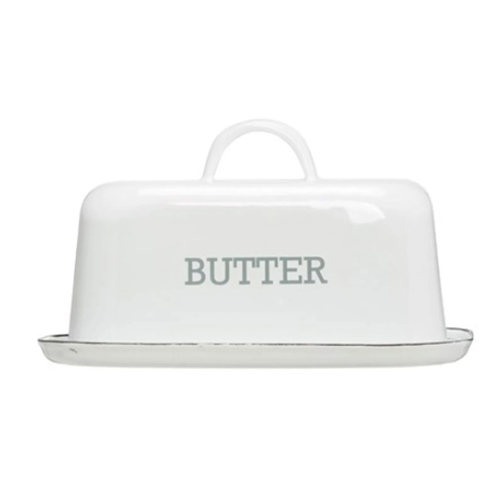 Enameled Butter Dish