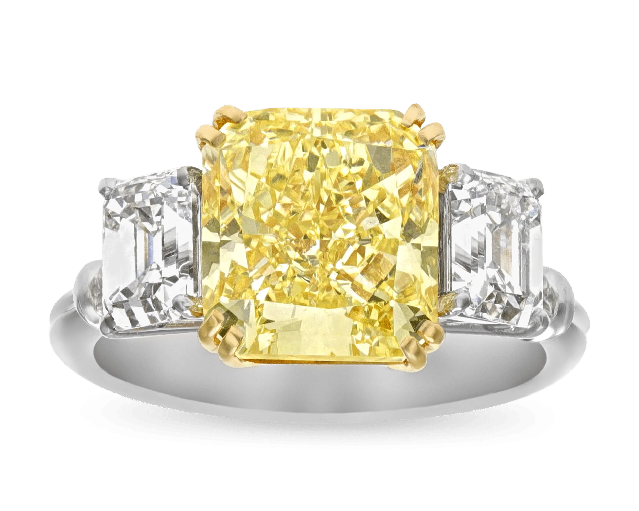 Fancy Yellow Diamond Ring, 4.26 Carats