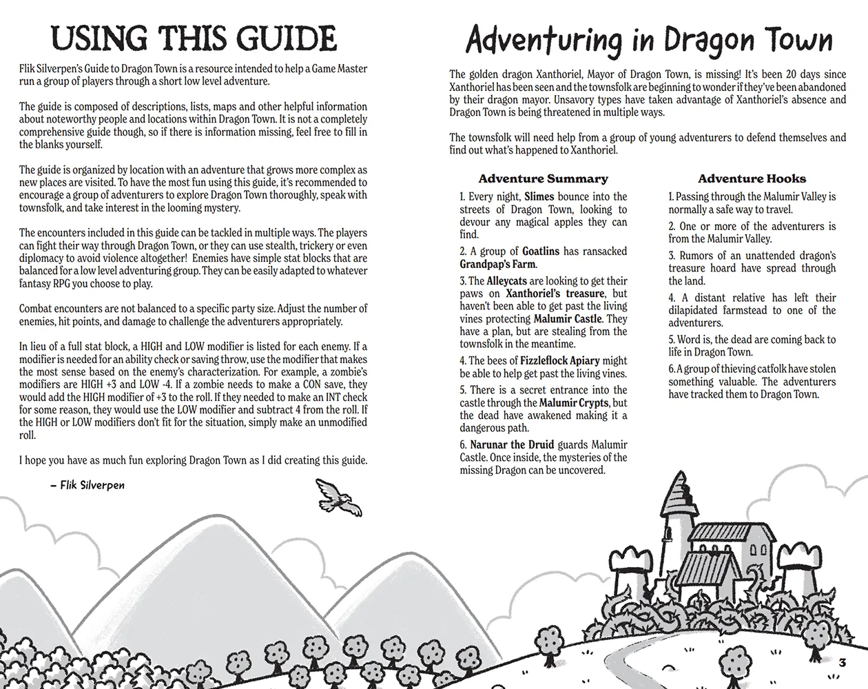 Flik Silverpen's Guide to Dragon Town   PDF