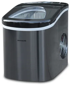 Frigidaire 26 lb. Countertop Ice Maker EFIC117-SS, Black Stainless Steel