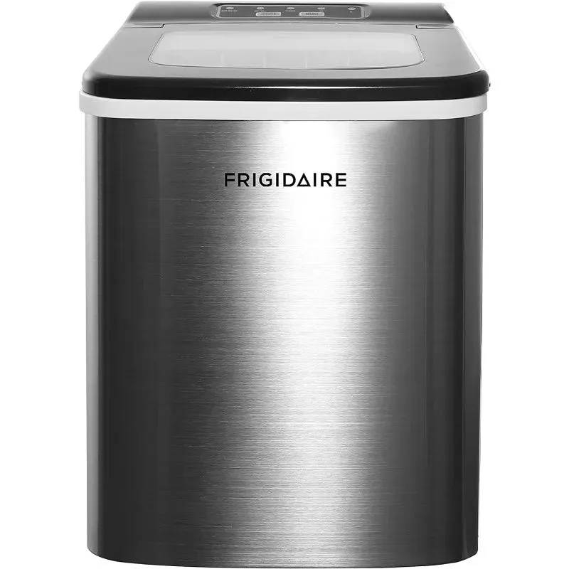 Frigidaire  Countertop Ice Maker, Makes 26 Lbs.  Silver Stainless