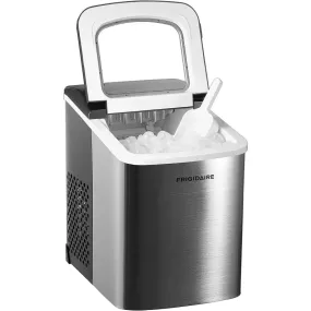 Frigidaire  Countertop Ice Maker, Makes 26 Lbs.  Silver Stainless