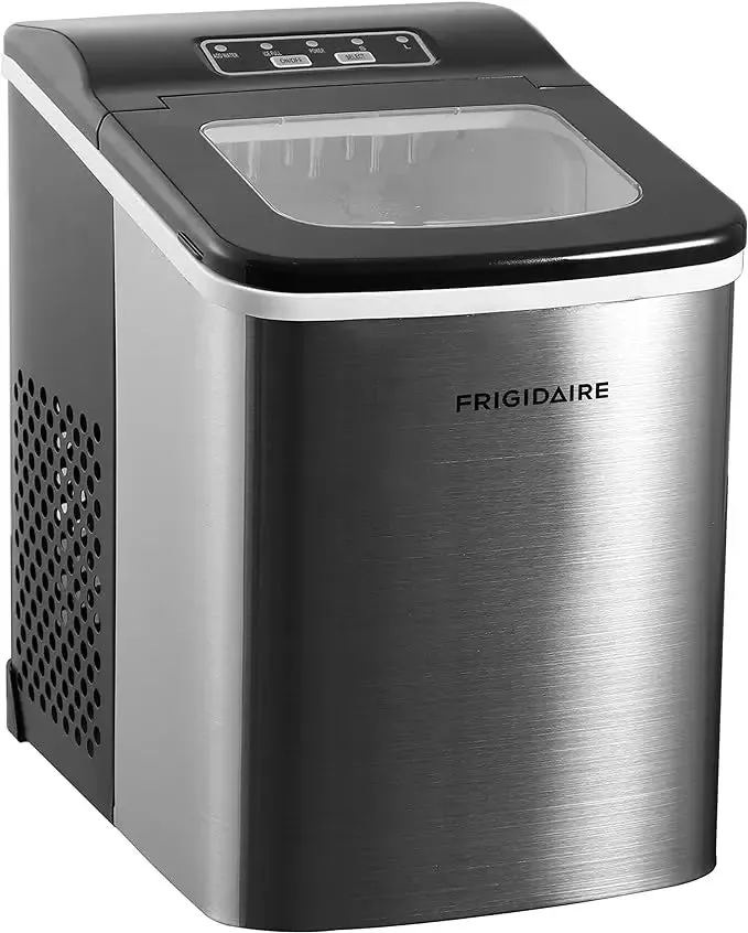 Frigidaire  Countertop Ice Maker, Makes 26 Lbs.  Silver Stainless