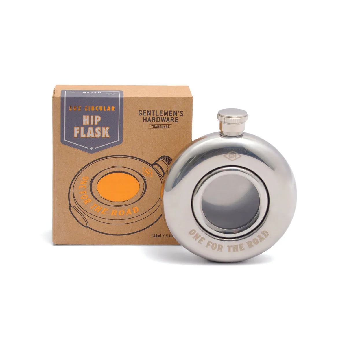 Gentlemen's Hardware - Round Hip Flask