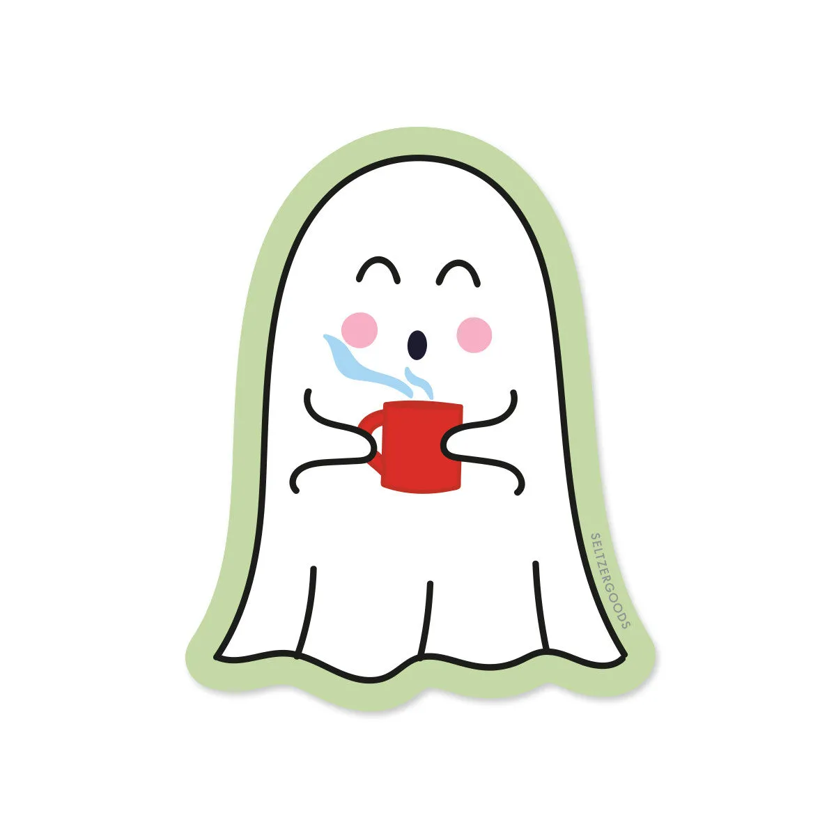 Ghost Mug | Vinyl Sticker