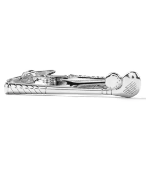 Golf Club Silver Tie Bar