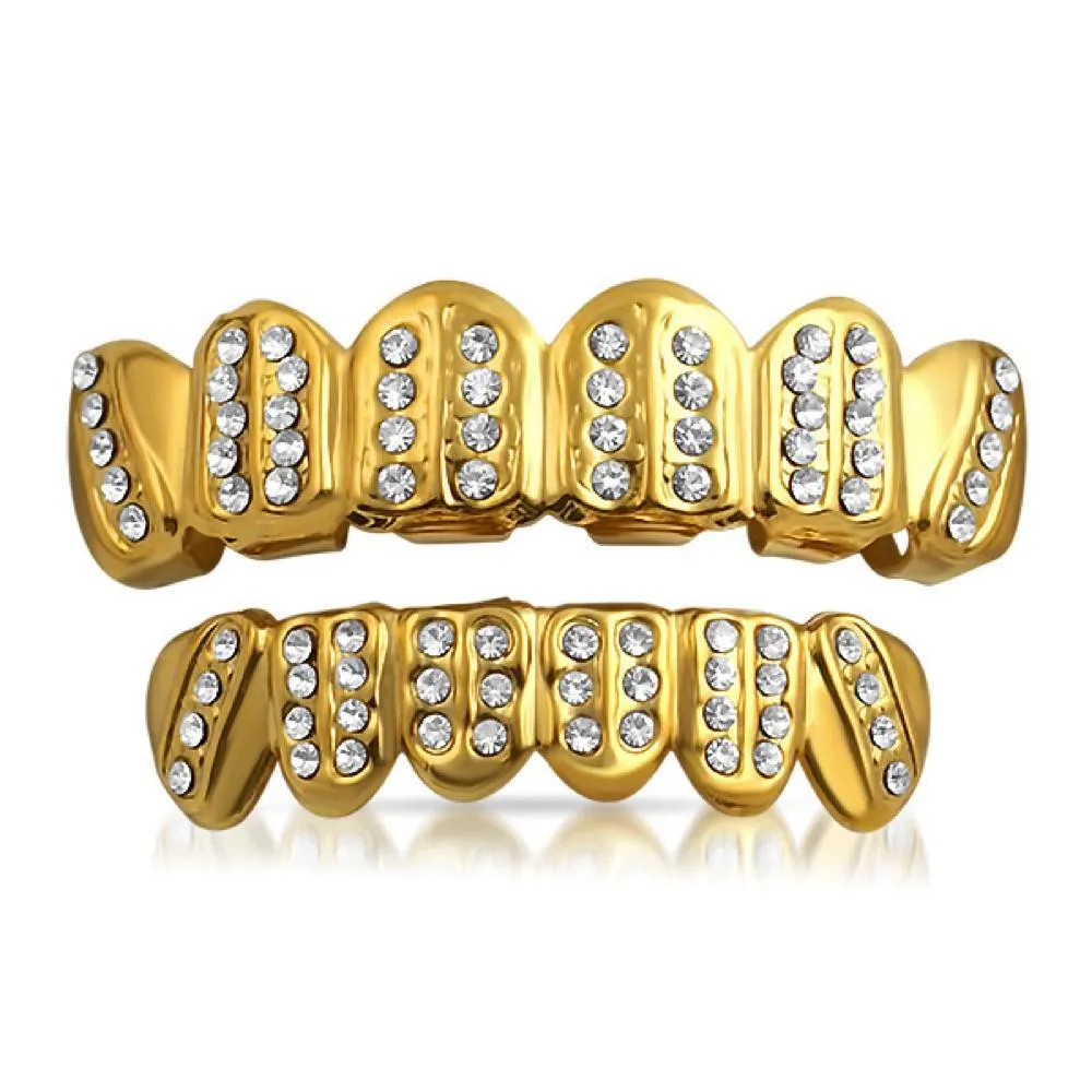 Grillz Gold Ice Bars Set