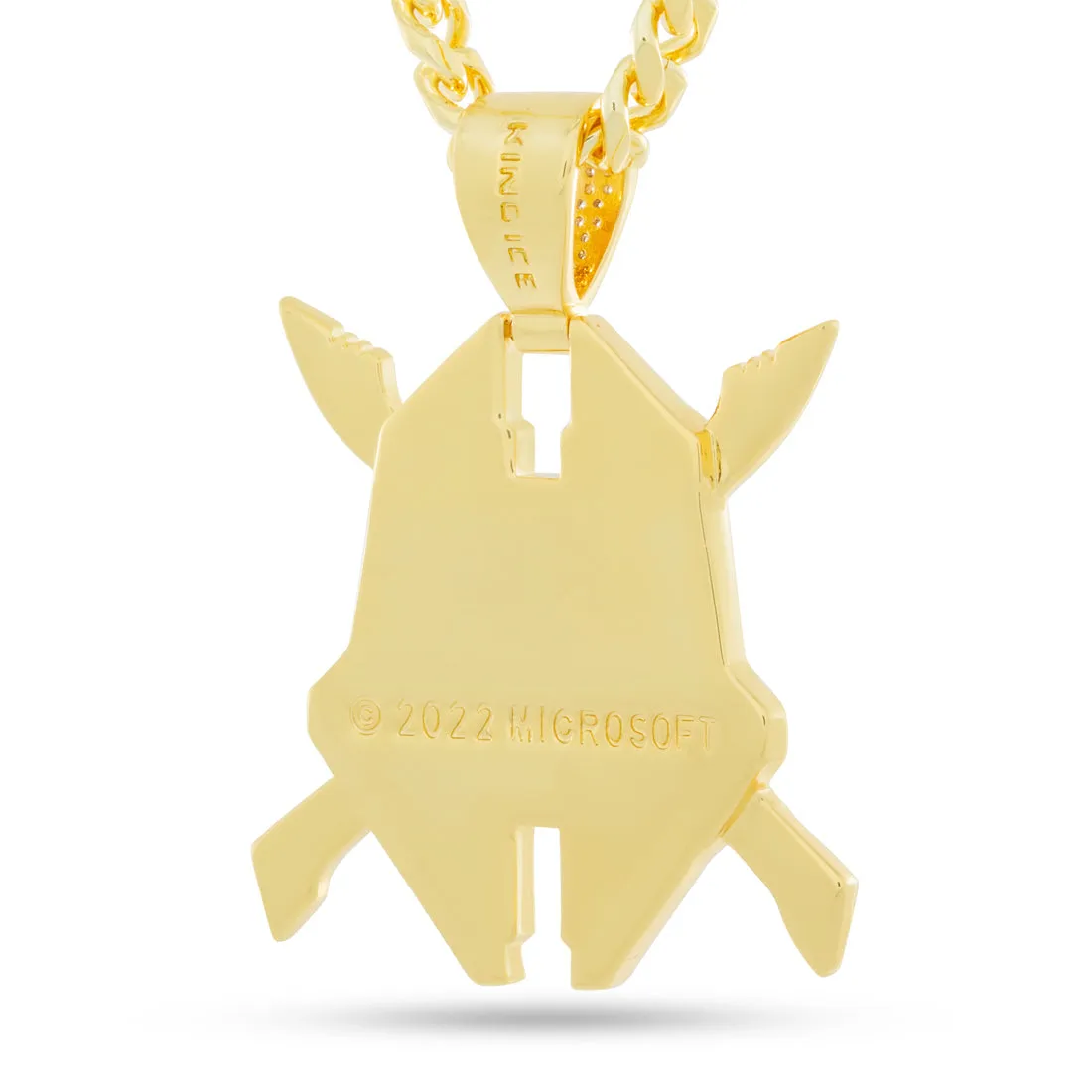 Halo x King Ice - Legendary Emblem Necklace