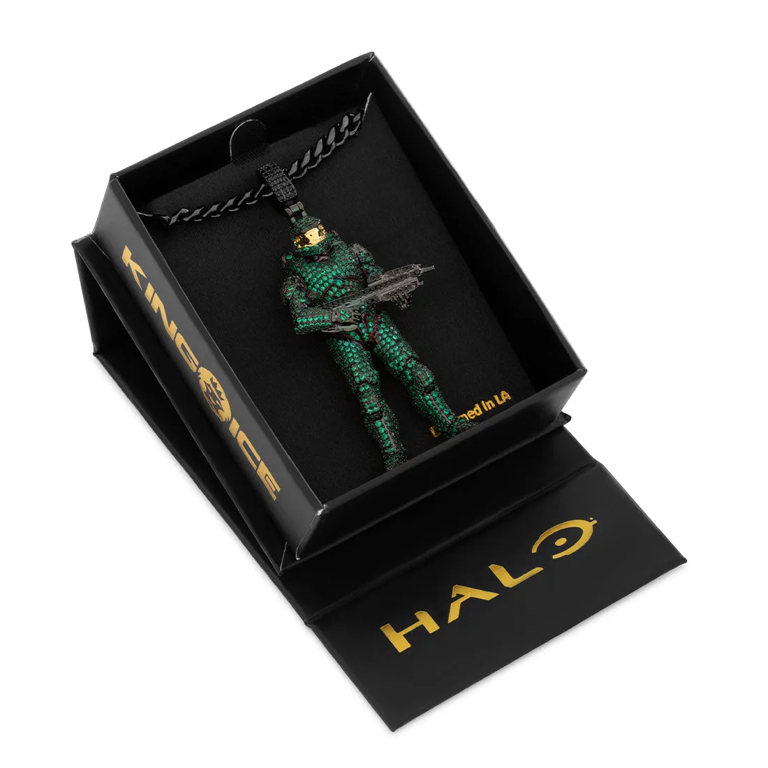 Halo x King Ice - Mark VI Master Chief Necklace