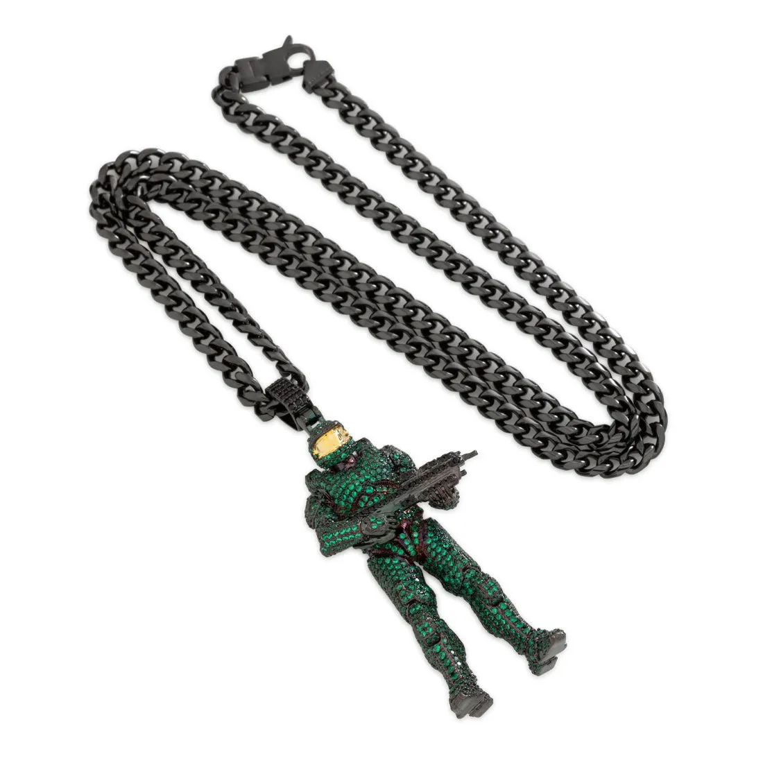 Halo x King Ice - Mark VI Master Chief Necklace