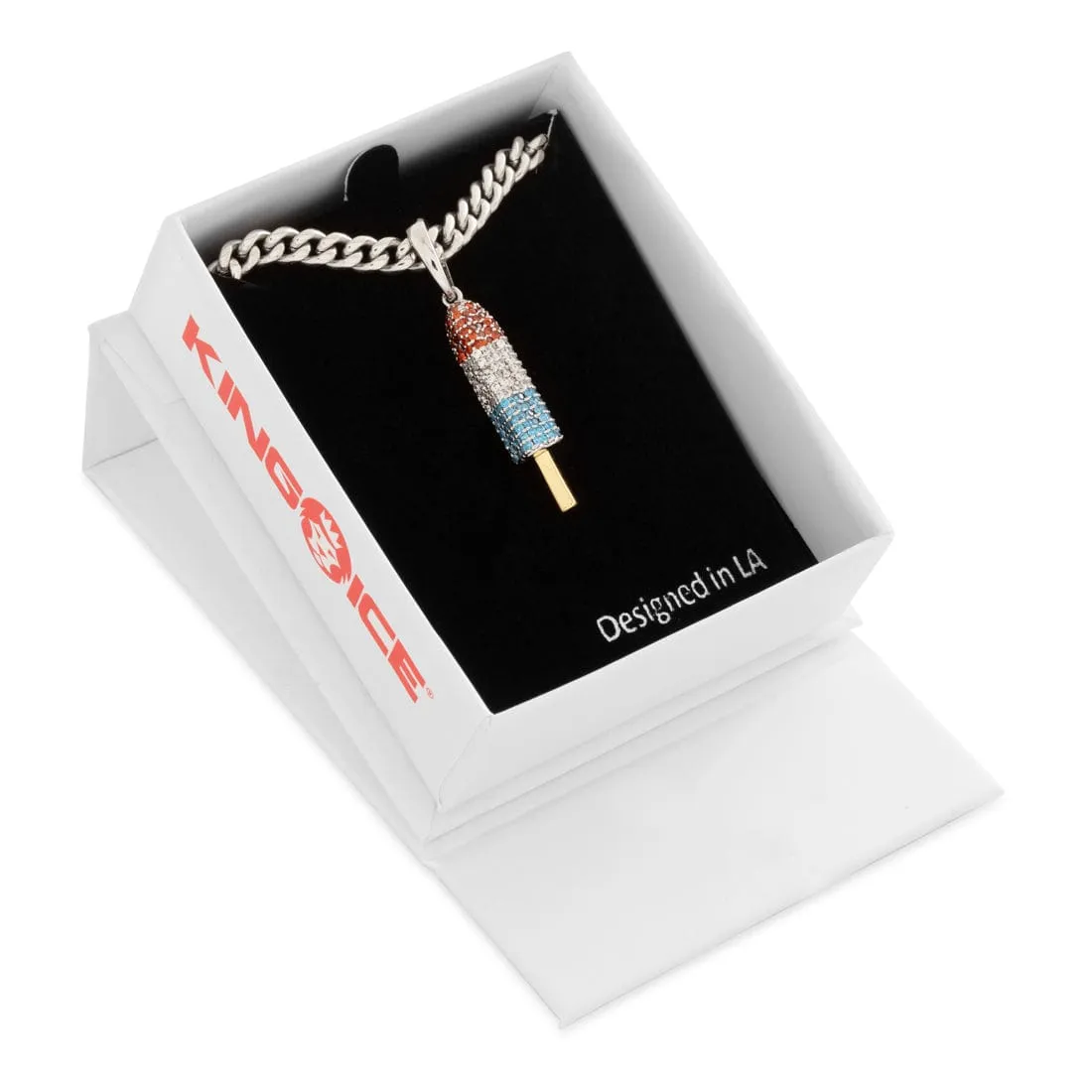 Ice Cream Collection x King Ice - Popsicle™ Firecracker™ Necklace