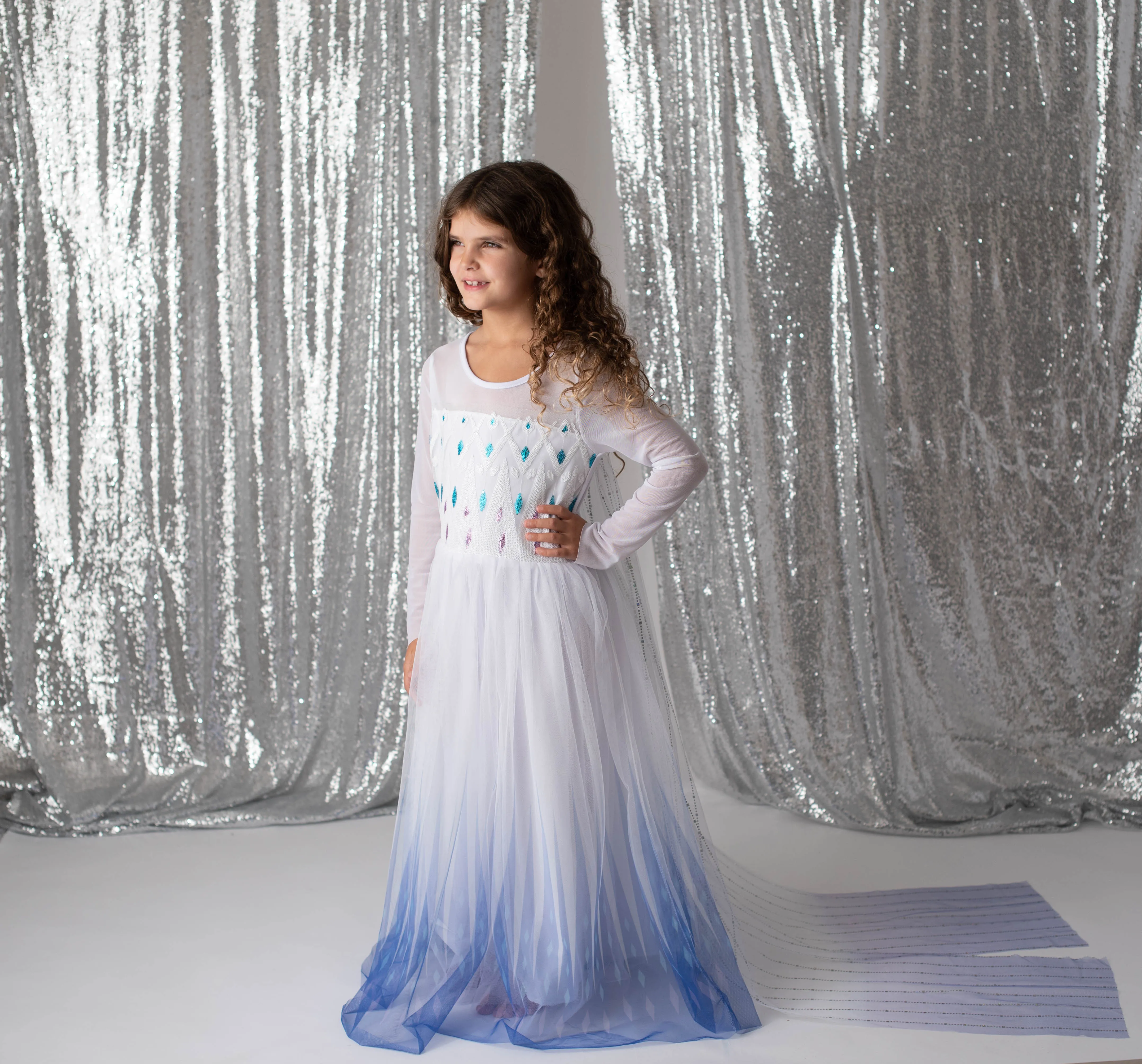 ICE  QUEEN DRESS & CAPE