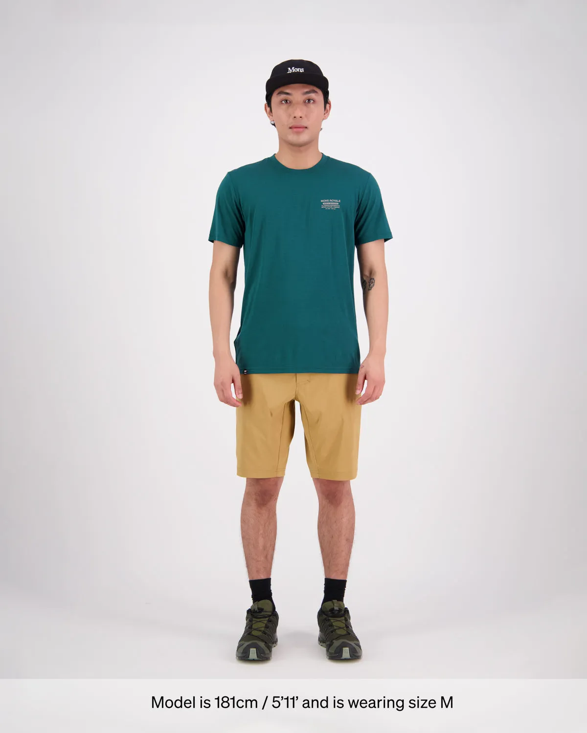 Icon Merino Classic T-Shirt - Evergreen