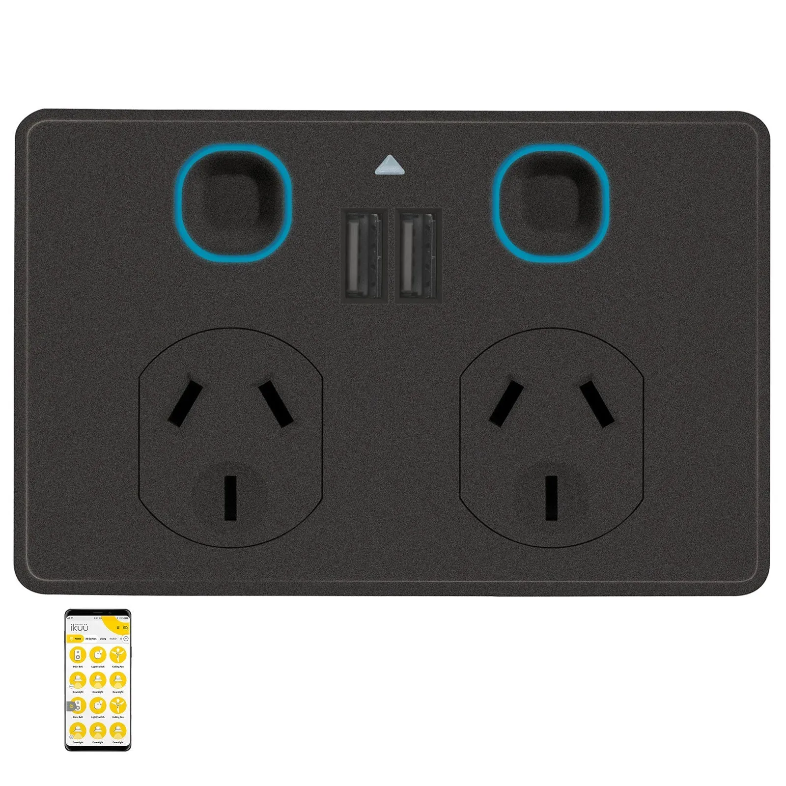 Ikuü Smart Zigbee Double Power Point With USB Dual A