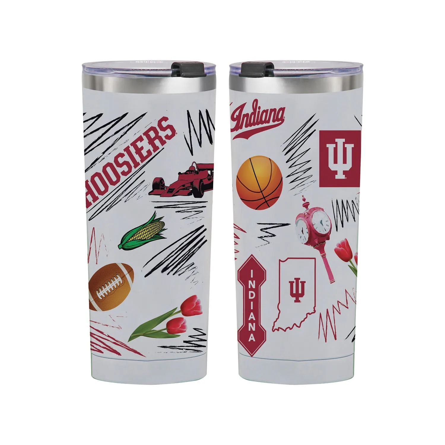 Indiana Hoosiers 24 Oz. Local Tumbler