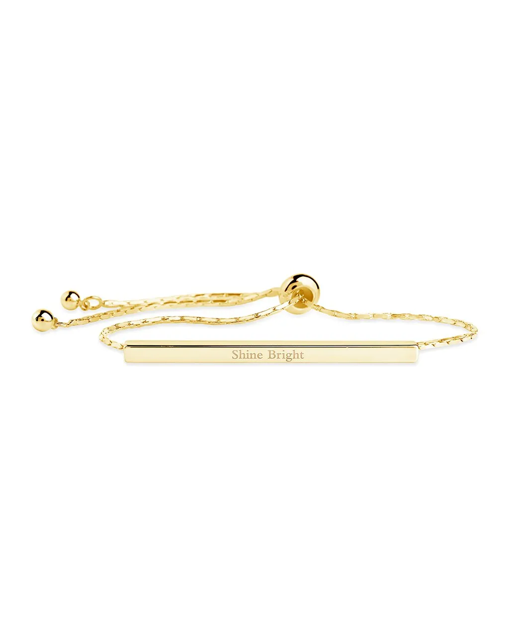 Inspirational Bar Slider Bracelet