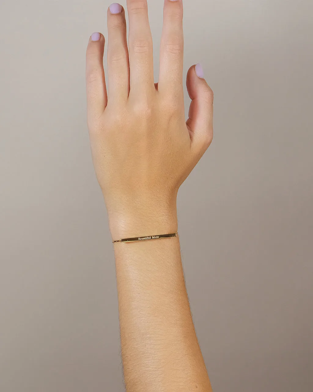 Inspirational Bar Slider Bracelet