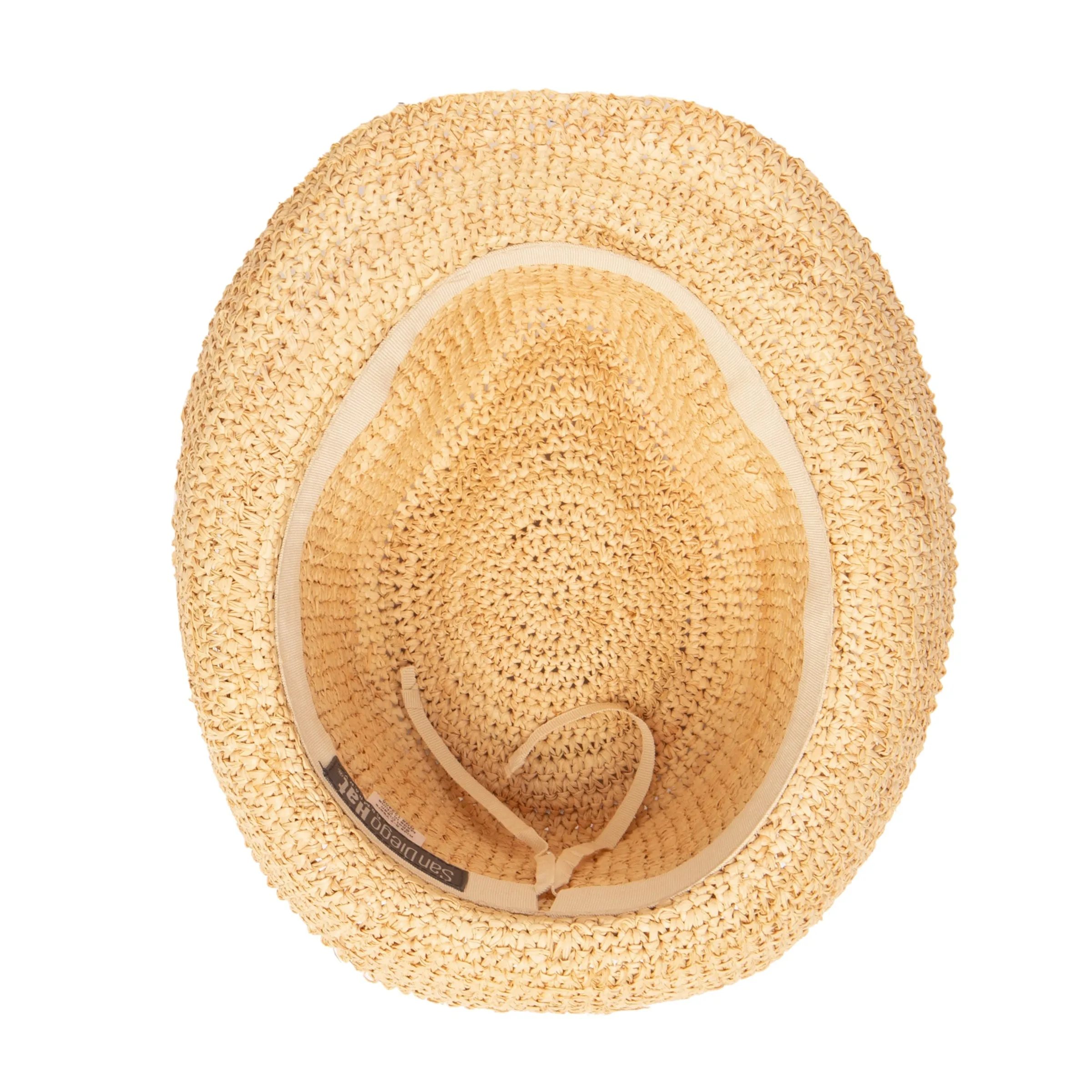 Kids' Crochet Raffia Fedora