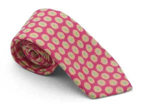 Linen Tie Flower Pink