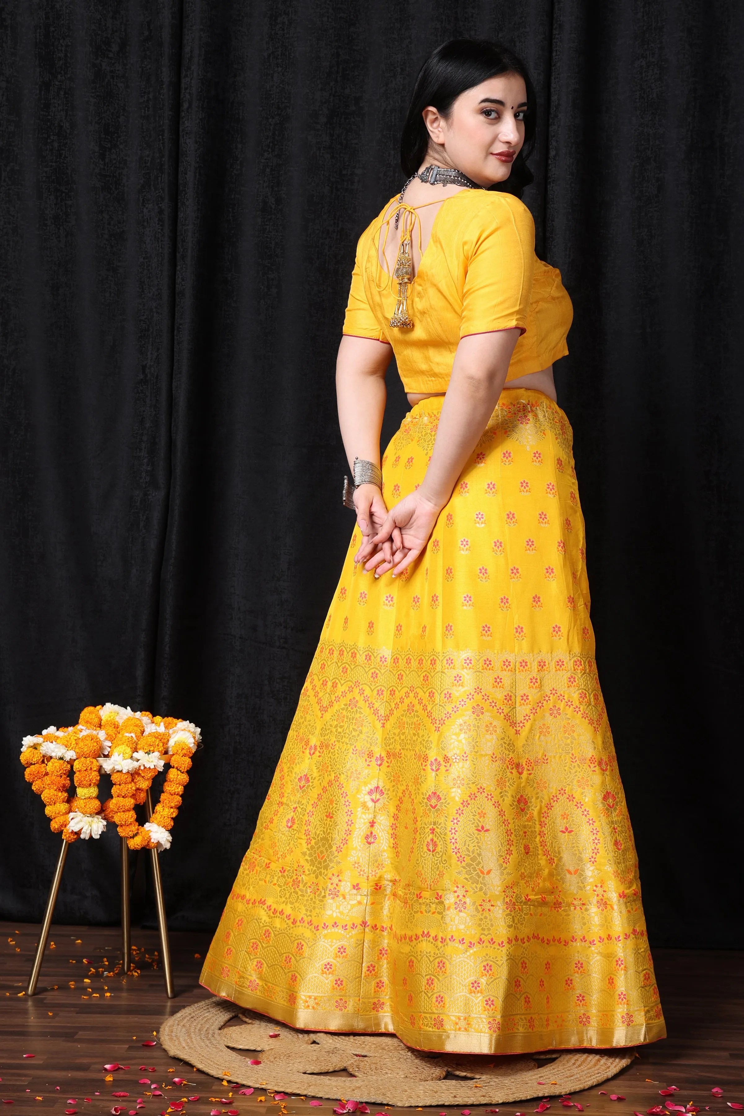 Madhur Abha Banarasi Silk Lehenga