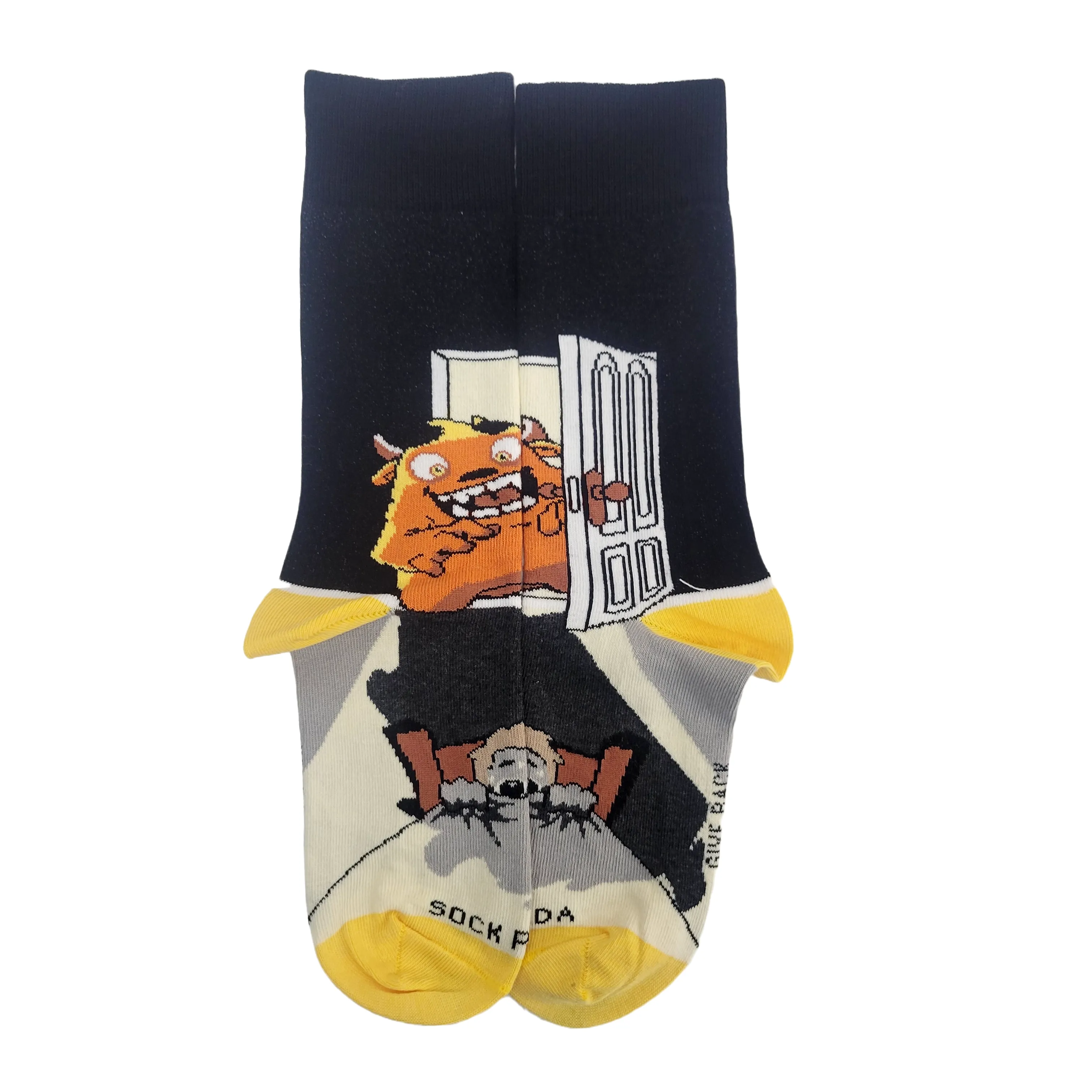 Nightmare Monster in the Closet Socks from the Sock Panda (Adult Small -  Shoe Sizes 2-5)