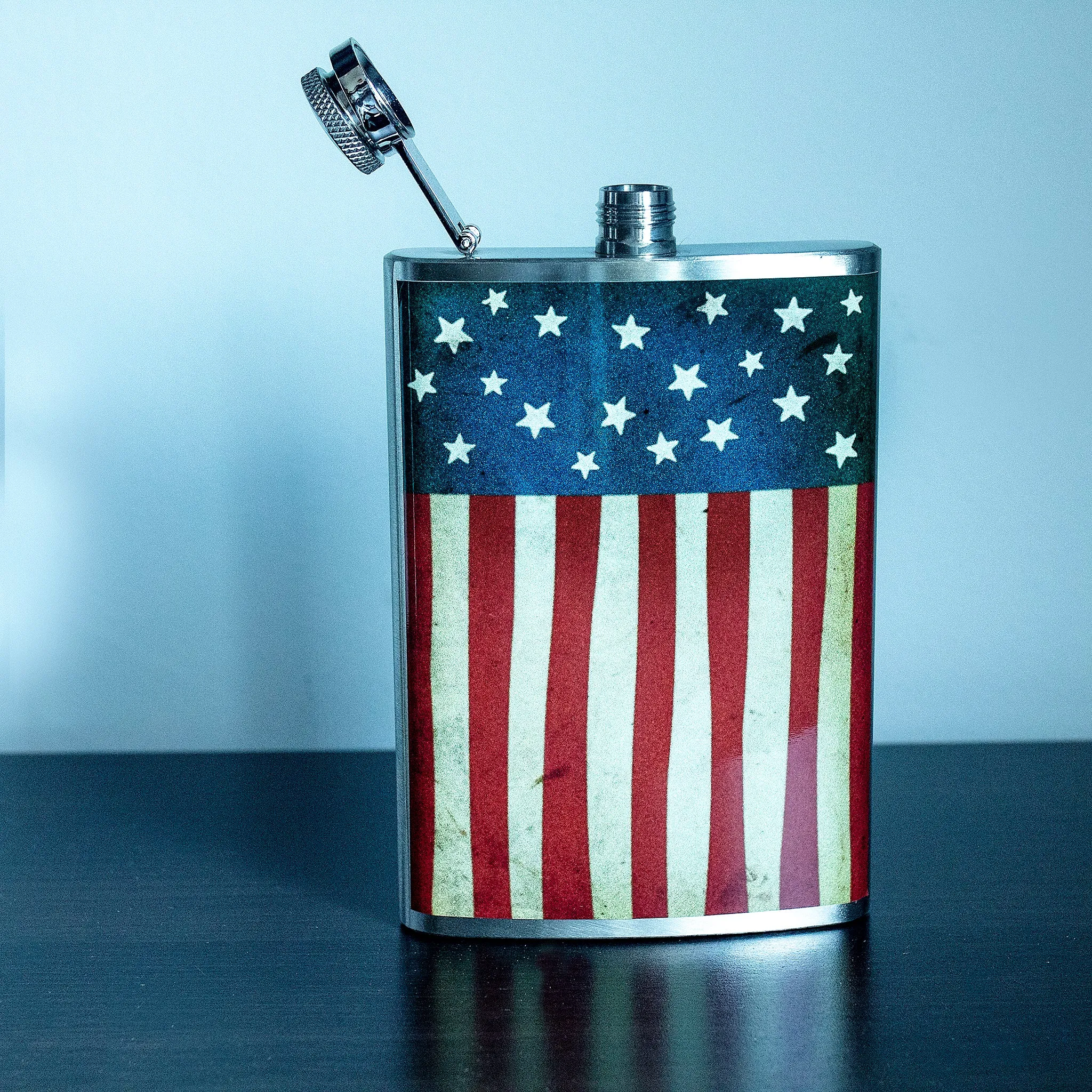 Old Glory Flag 8 Oz. Flask