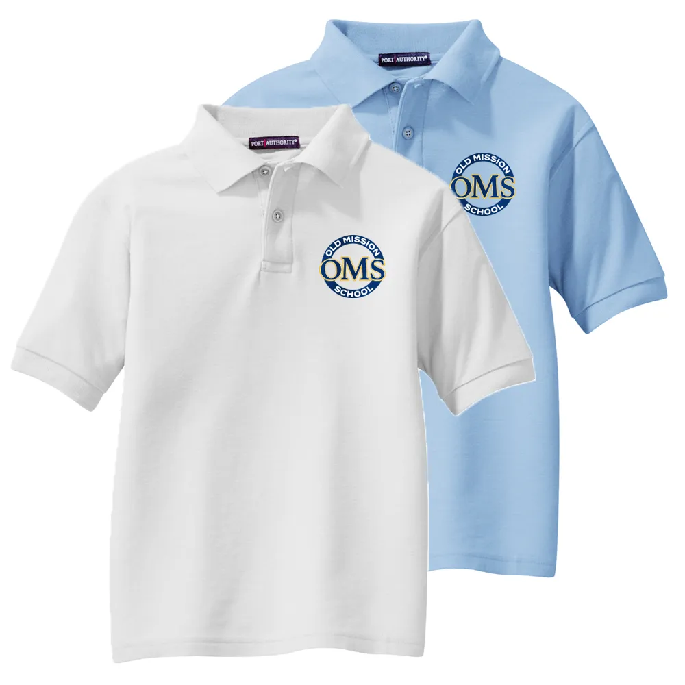 OMS Approved for School - Standard Cotton/Poly Pique Polo Shirt