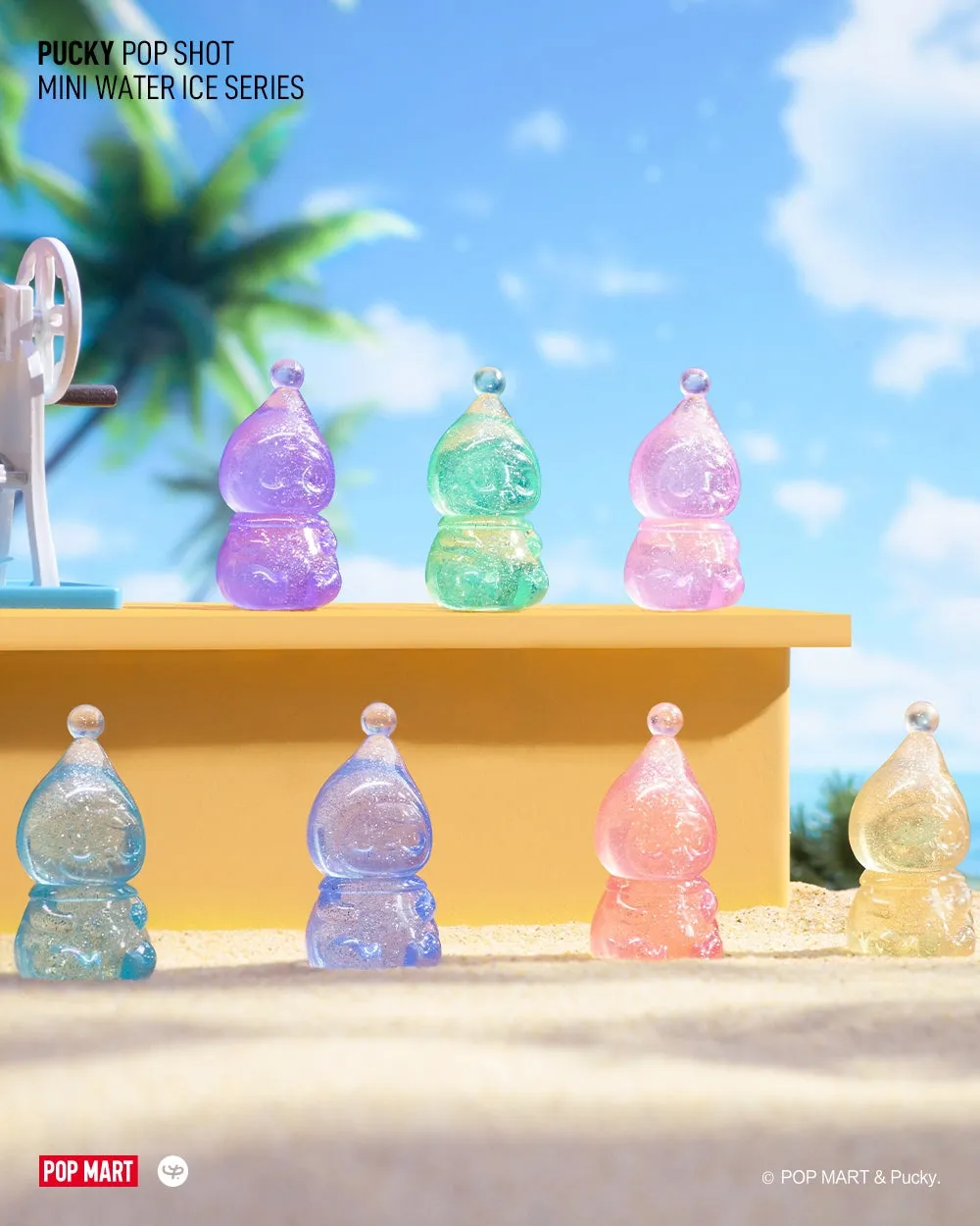 POP MART Pucky Mini Water Ice Figure Series