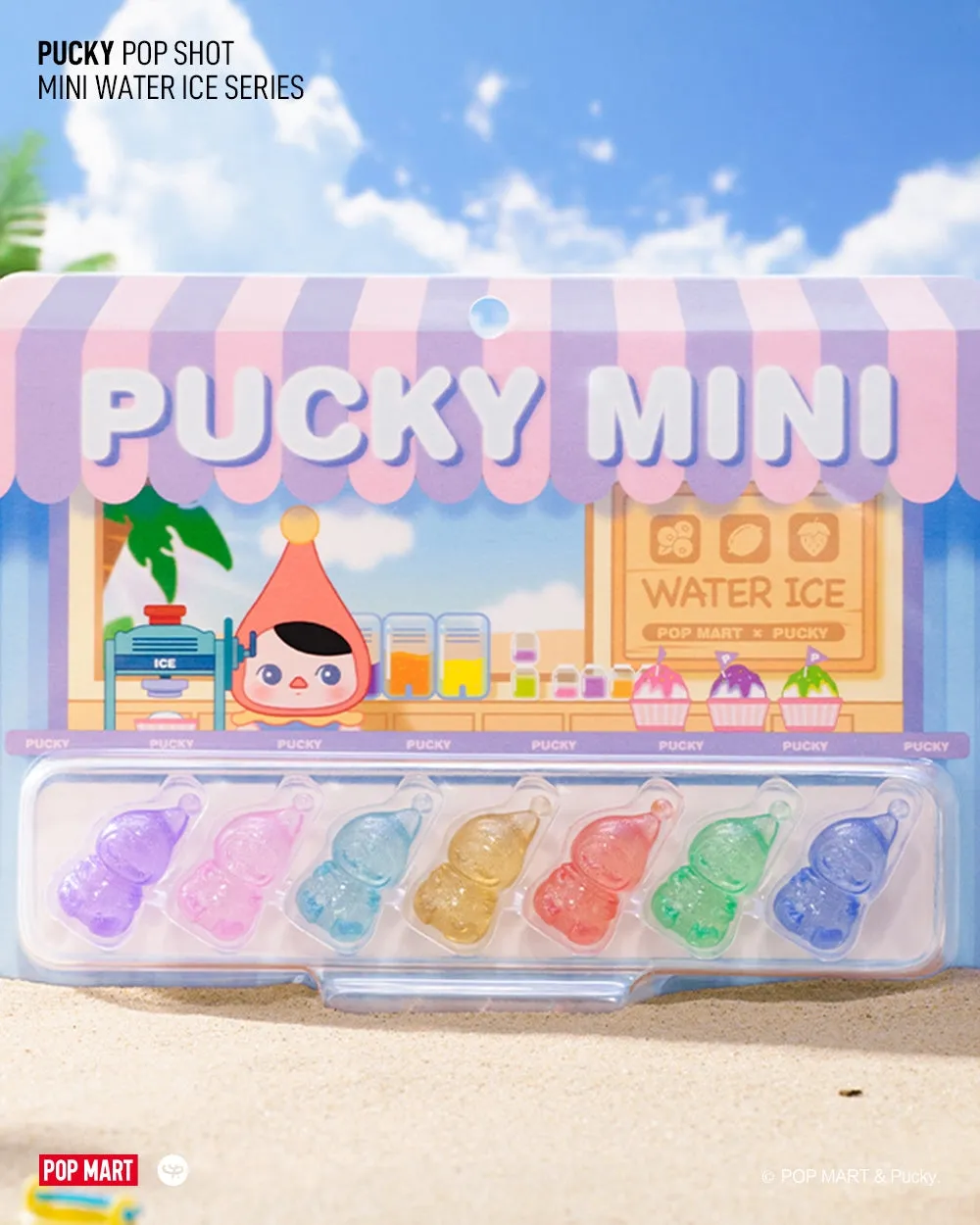 POP MART Pucky Mini Water Ice Figure Series