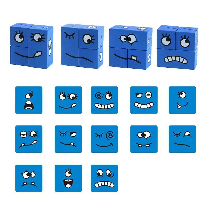 Puzzle Building Cubes