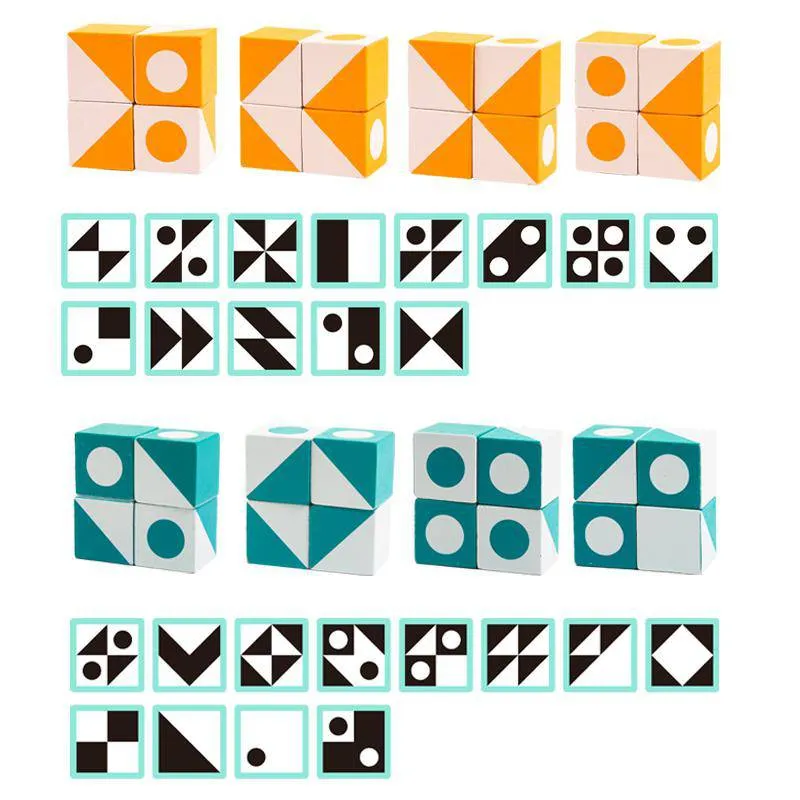 Puzzle Building Cubes