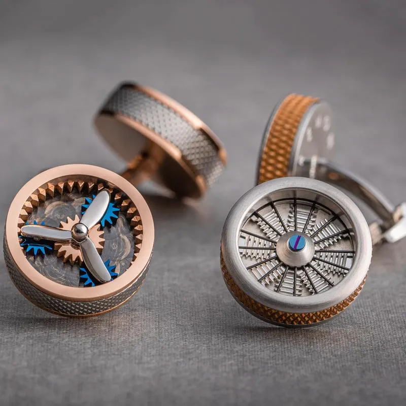 Radial Barrel Cufflinks