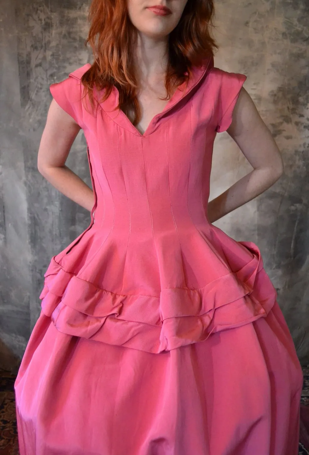 Rose-Colored Costume Hoop Dress