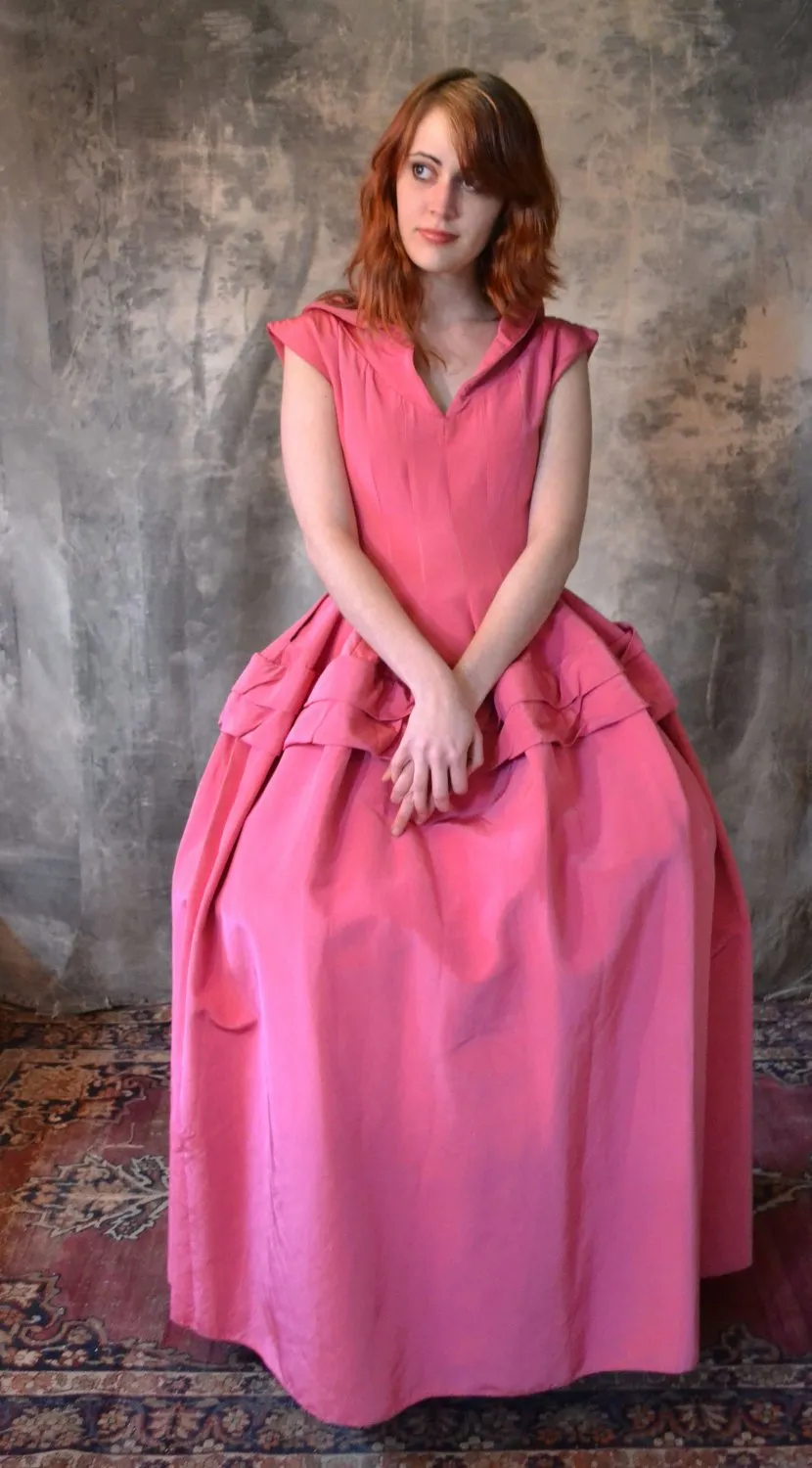 Rose-Colored Costume Hoop Dress