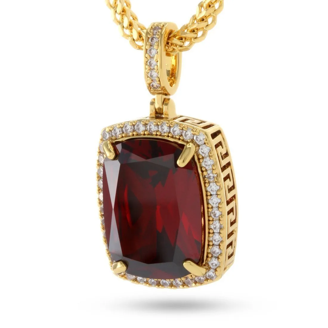 Ruby Crown Julz Necklace