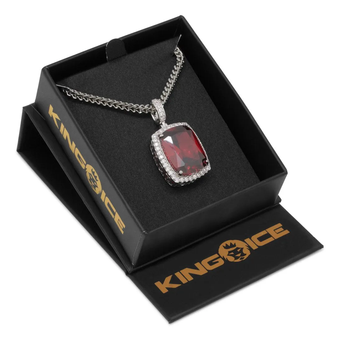 Ruby Crown Julz Necklace