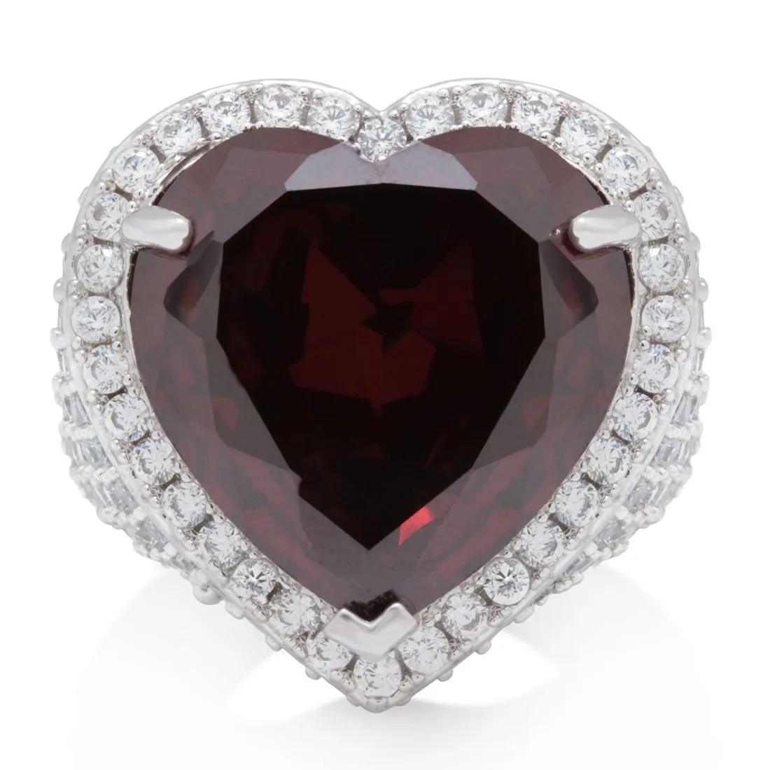 Ruby Heart Ring