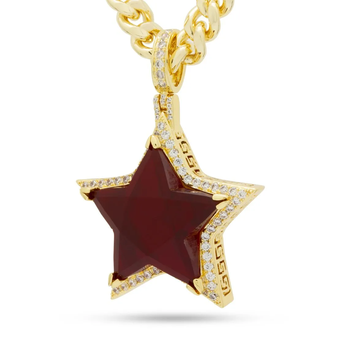 Ruby Star Necklace