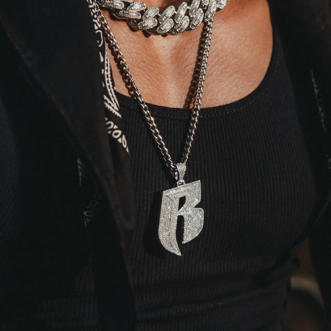 Ruff Ryders Logo Necklace