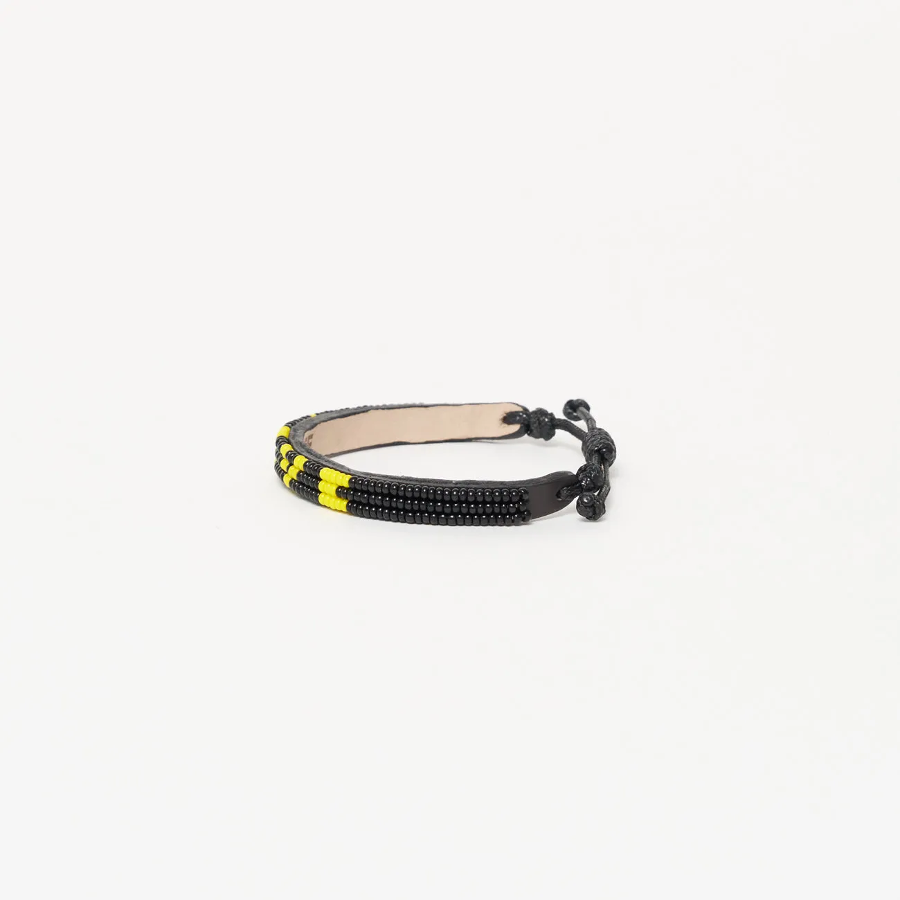 Skinny LOVE Bracelet - Black/Yellow