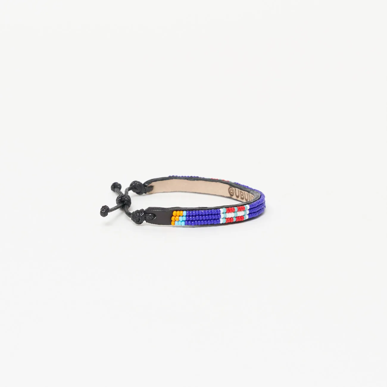 Skinny Stripe Bracelet - Royal/Red/White