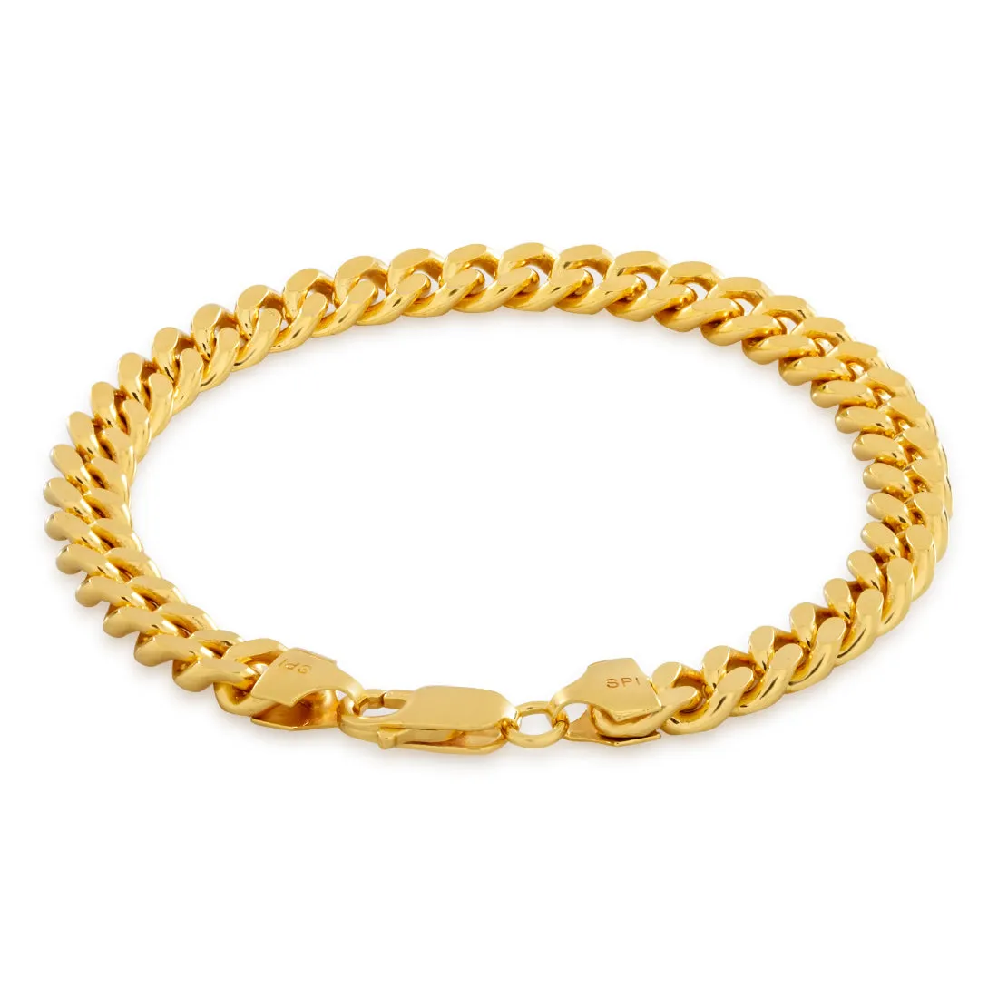 Solid Gold 3mm Miami Cuban Link Bracelet