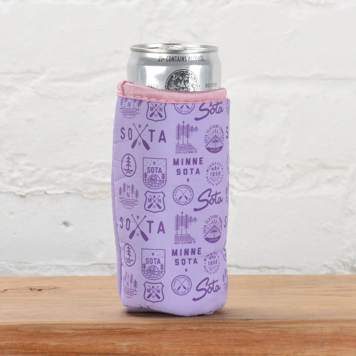 Sota Icons Tall Puffy Can Cooler