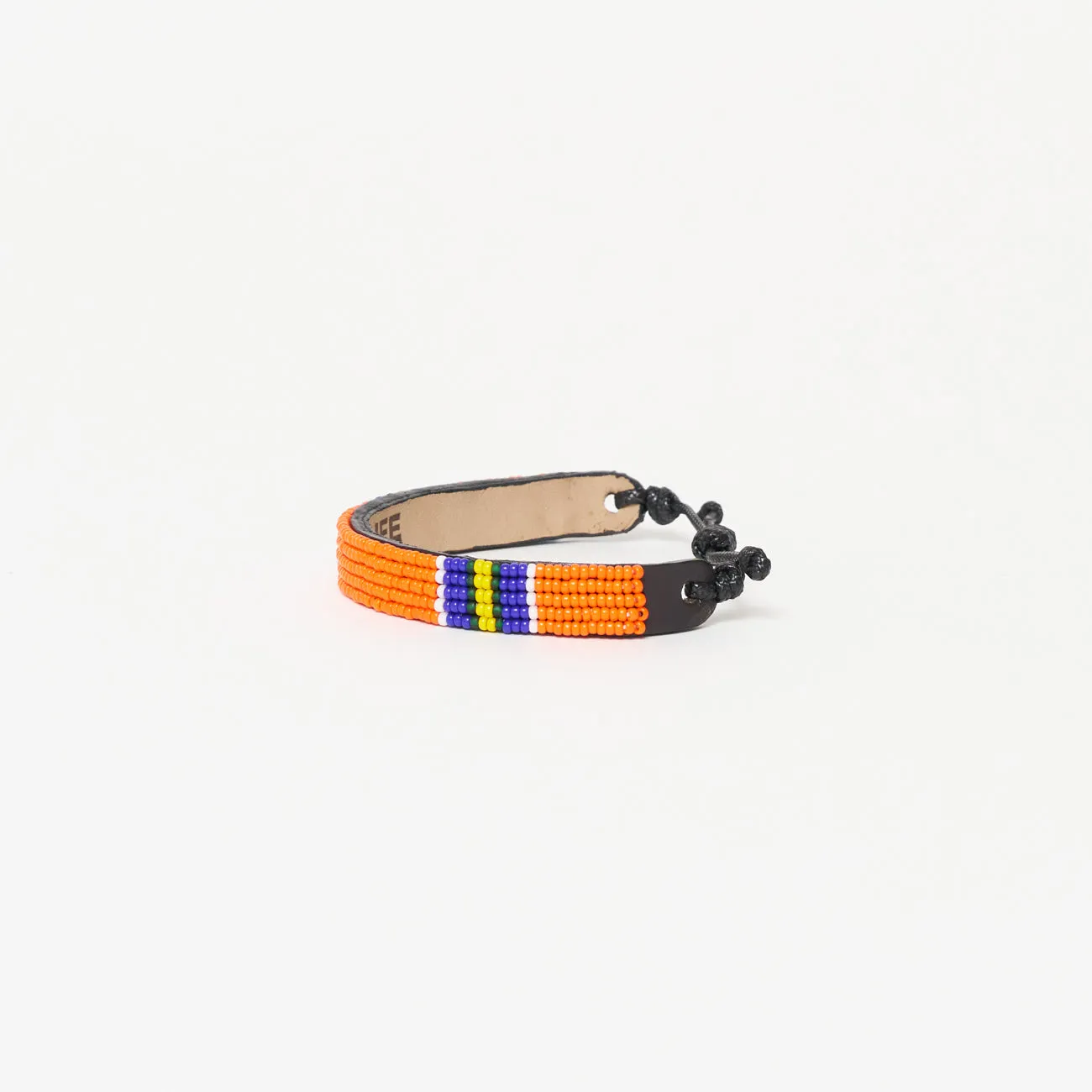 Stripe Bracelet - Orange/Royal/Yellow