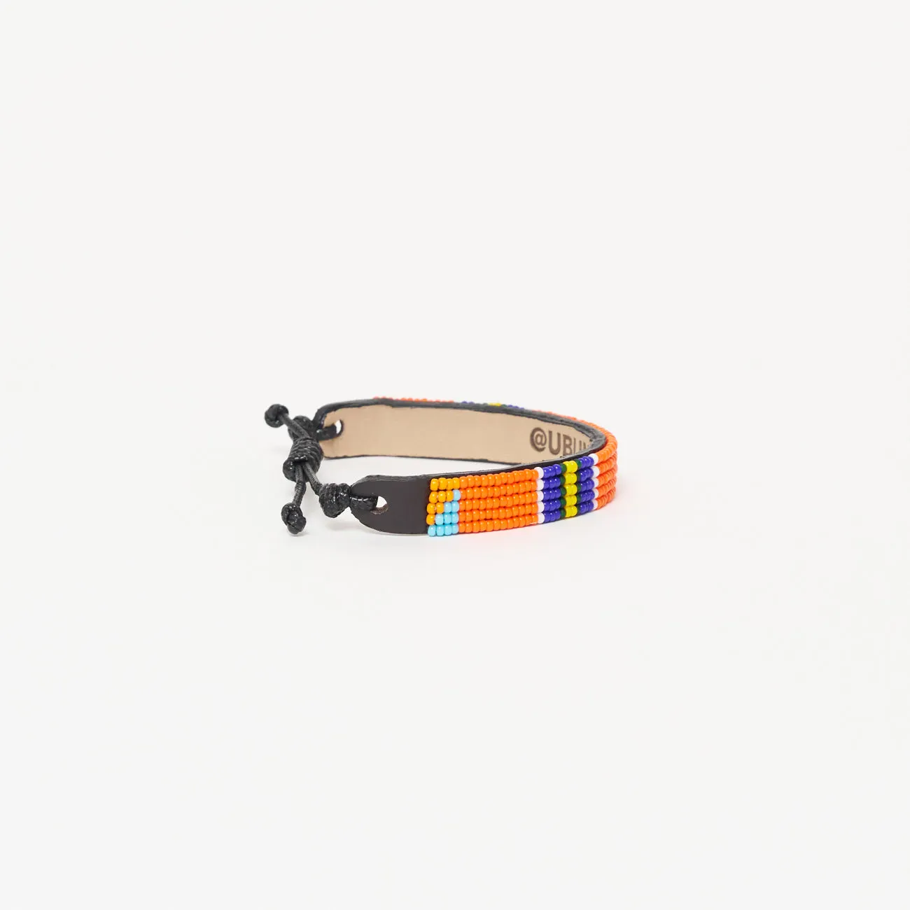 Stripe Bracelet - Orange/Royal/Yellow