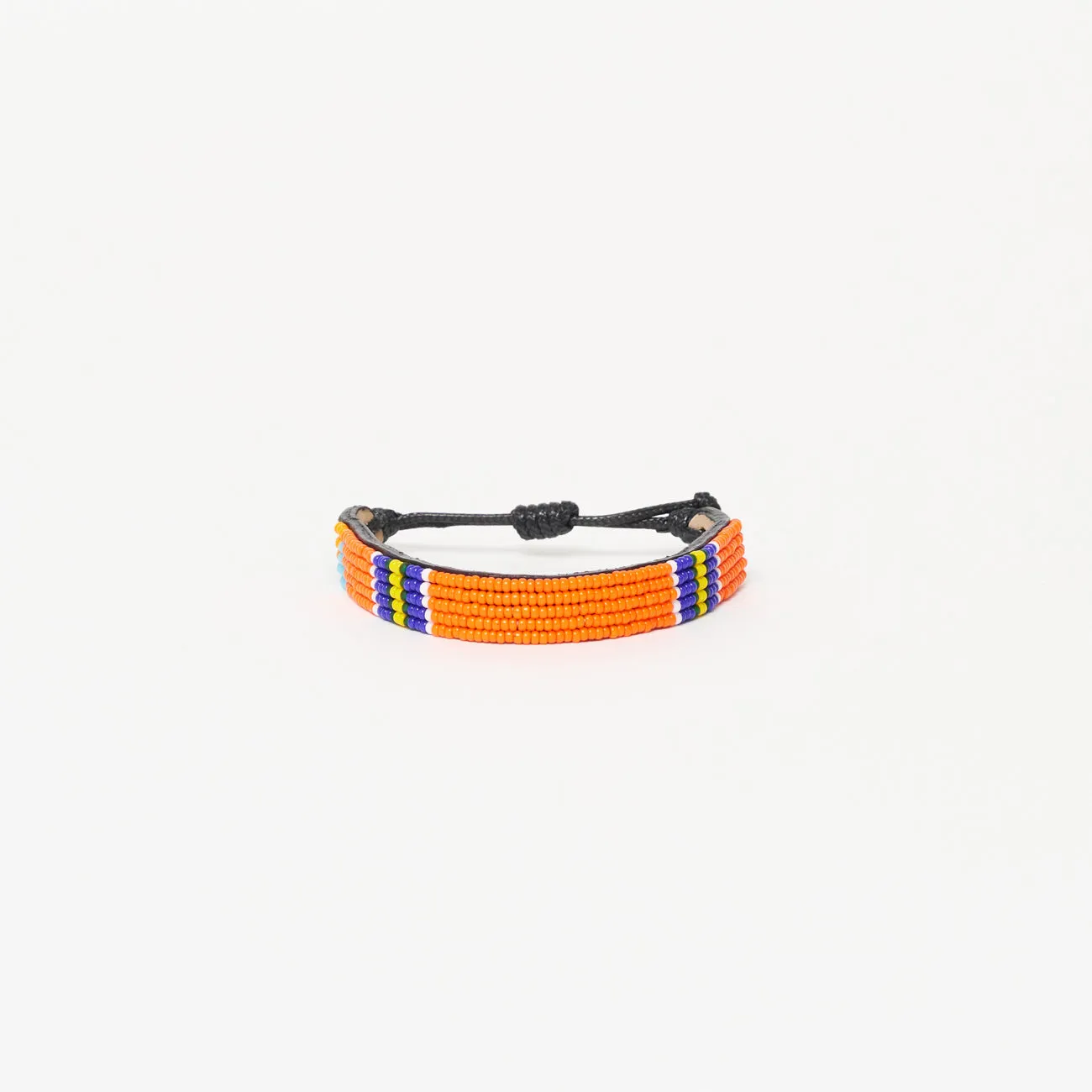 Stripe Bracelet - Orange/Royal/Yellow